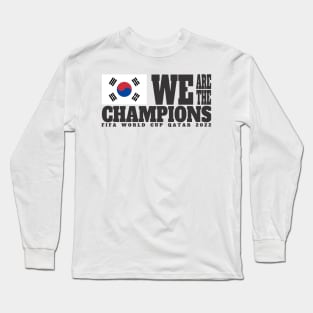 Fifa World Cup Qatar 2022 Champions - South Korea - Light Color Edition Long Sleeve T-Shirt